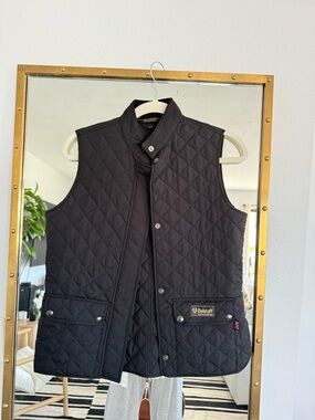 Belstaff Quilted Black Men's Vest